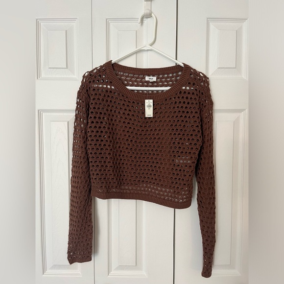 aerie Sweaters - Aerie Crochet Vacay Sweater